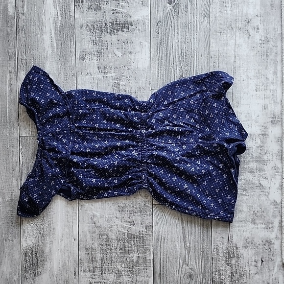 Navy blue girls summer one piece jumper medium 7 8 - Picture 4 of 4